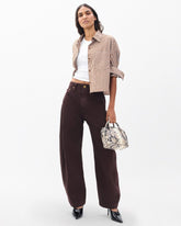 Charlie Barrel Jeans - Espresso