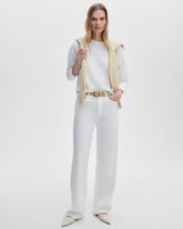Featherweight Logan Wide-Leg Jeans - Optic White