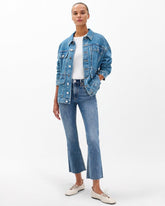 Peyton Ankle Bootcut Jeans - Woodstock