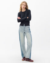 Shea Ankle Relaxed Straight Jeans - York Spliced