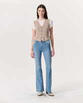 Flexi Dahlia Flare Jeans - Monterosso