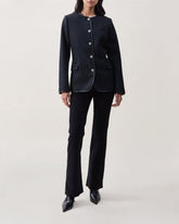 Payley Tweed Blazer - Black