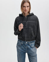 Miramar Davina Hoodie - Washed Black