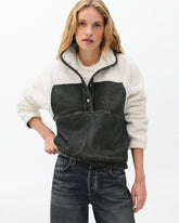 Miramar Sherpa Popover - Faded Black