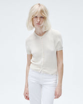 Dina Cotton Cardigan - Ivory