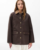 Cassidy Cotton Jacket - Brown