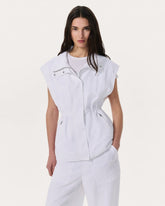 Monica Vest - White
