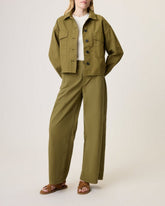 Ramona Shirt Jacket - Army Green / Green