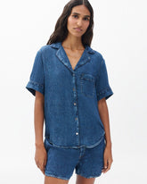Miramar Short-Sleeve Lounge Shirt - York