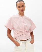 Gretchen Poplin Shirt - Rose