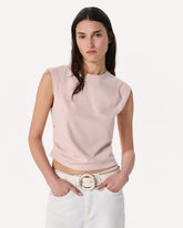 Mica Sleeveless Top - Dusty Rose