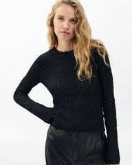 Ellie Lace Top - Black