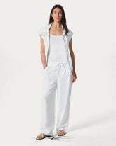 Adina Beach Pants - White