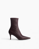 Mercer Leather Ankle Boots - Bordeaux