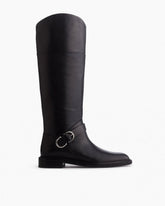 Hayden Leather Riding Boots - Black