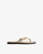 Gia Suede Flip Flops - Macadamia Suede