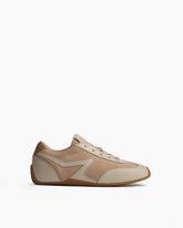 Ultra Slim Retro Runner Sneakers - Cloud Sand