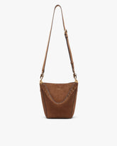 Parker Suede Bucket Bag - Golden Brown