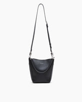 Parker Leather Bucket Bag - Black