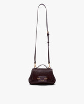 Realm Small Calf Hair Crossbody Bag - Blackberry