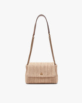 Chelsea Small Straw Flap Bag - Natural