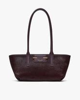 Realm Calf Hair Satchel - Blackberry