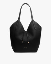 Alix Leather Tote - Black