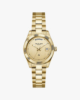 Lex Day Date Bracelet Watch 34mm - Gold