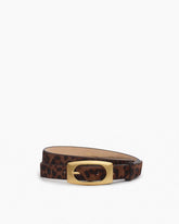 Rory Leopard Belt - Leopard Hair Calf