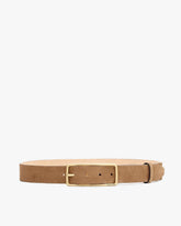 Rebound Camel Suede Belt for Women
