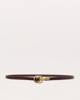 Dakota Leather Belt - Dark Espresso