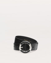 Marina Leather Belt - Black