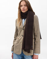 Joni Wool Scarf - Dark Espresso