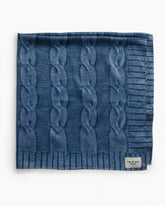 Miramar Silk Scarf - Indigo Knit