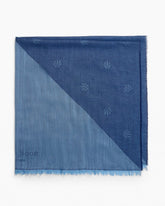 Geo Dagger Scarf - Navy