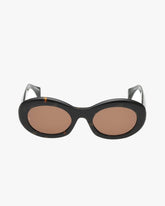 Miley Oval Sunglasses - Tort Brown