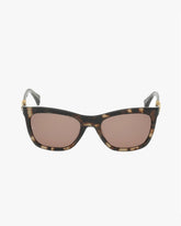 Renee Square Sunglasses - Tan Brown