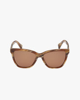 Kate Square Sunglasses - Amber Brown