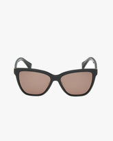 Kate Square Sunglasses - Black Brown