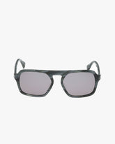 Marcus Square Aviator Sunglasses - Grey Smoke