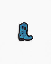 rb Embroidered Patch - Cowboy Boot W/ Stars