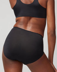 High-Waist Brief Panty with Lace - Soma