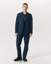 Tapered Nylon-Blend Trousers - Navy