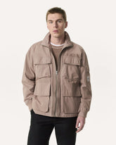 Ashland Cotton Utility Jacket - Elephant Grey