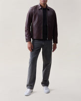 Matias Leather Jacket - Espresso