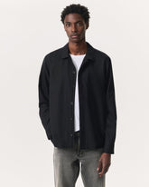 Hyde Wool-Blend Ripstop Shirt Jacket - Black