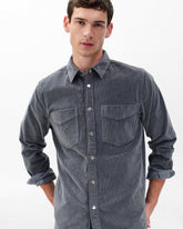 Corduroy CPO Overshirt - Slate