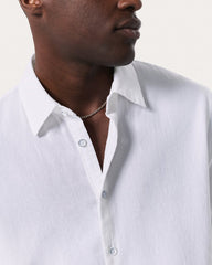 Dalton Canvas Shirt - White