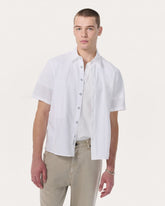Dalton Patchwork Shirt - White