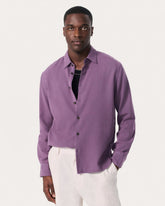 Dalton Canvas Shirt - Washed Violet